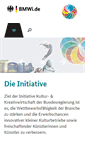 Mobile Screenshot of kultur-kreativ-wirtschaft.de
